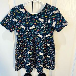 Unicorn print Gap dress shortsleeved skater dress